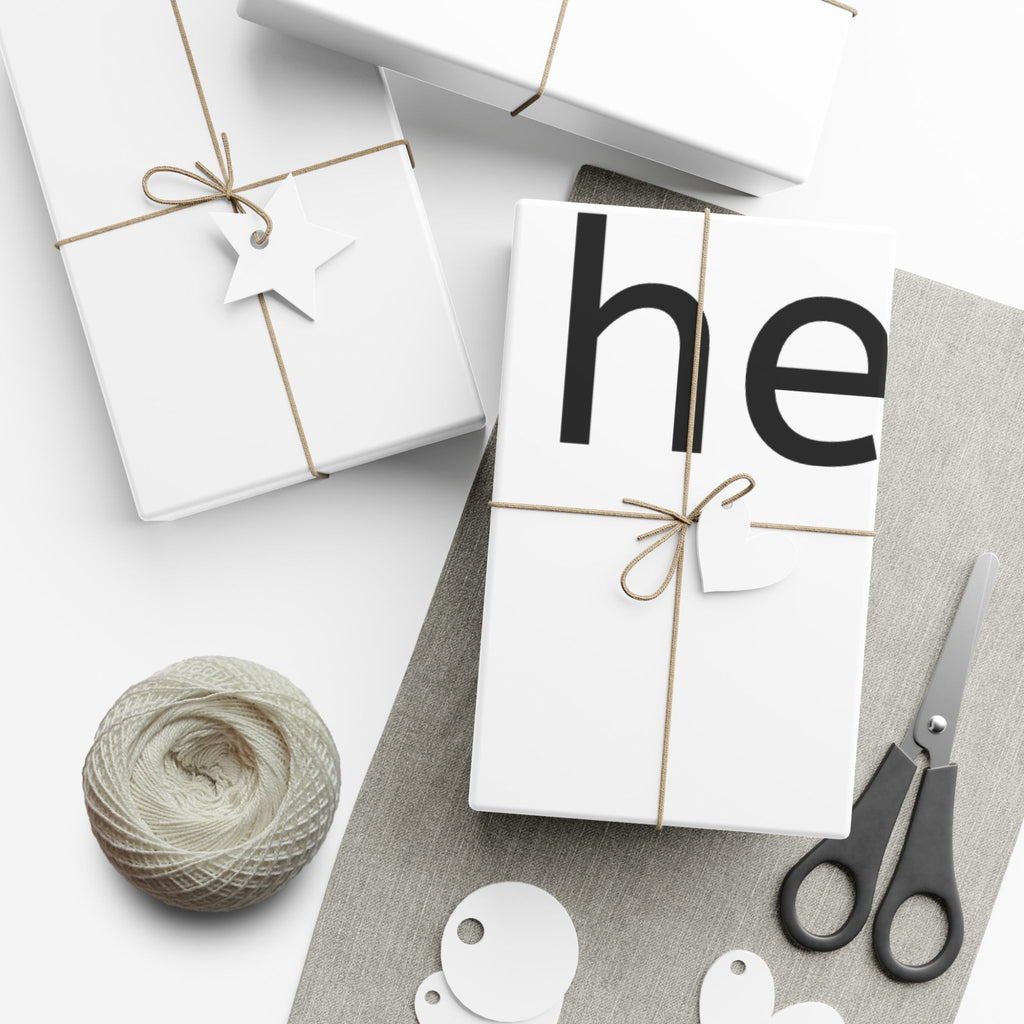 Custom Gift Wrap Paper Roll — Personalized Photo & Text Wrapping for Birthdays, Holidays, Weddings