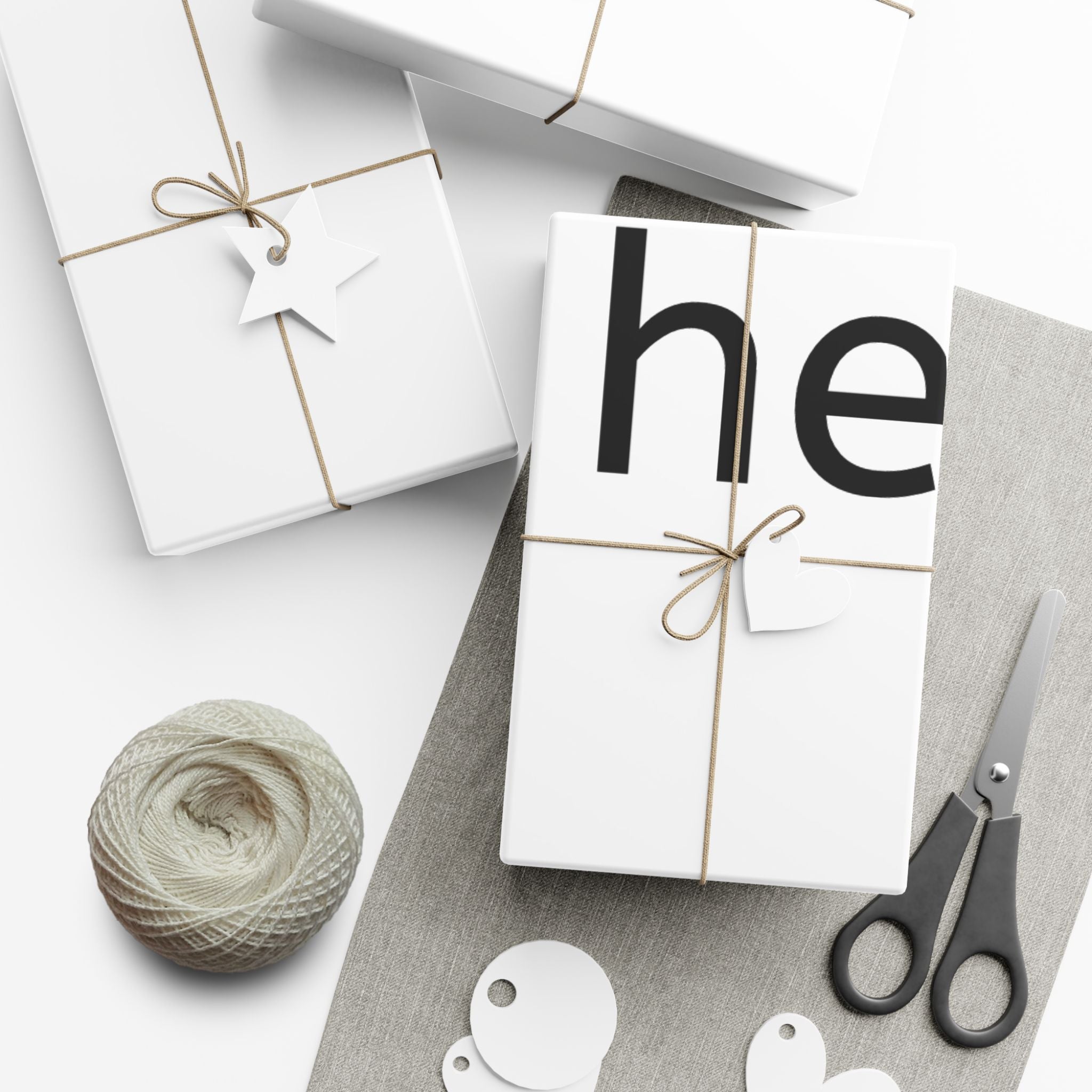 Custom Gift Wrap Paper Roll — Personalized Photo & Text Wrapping for Birthdays, Holidays, Weddings