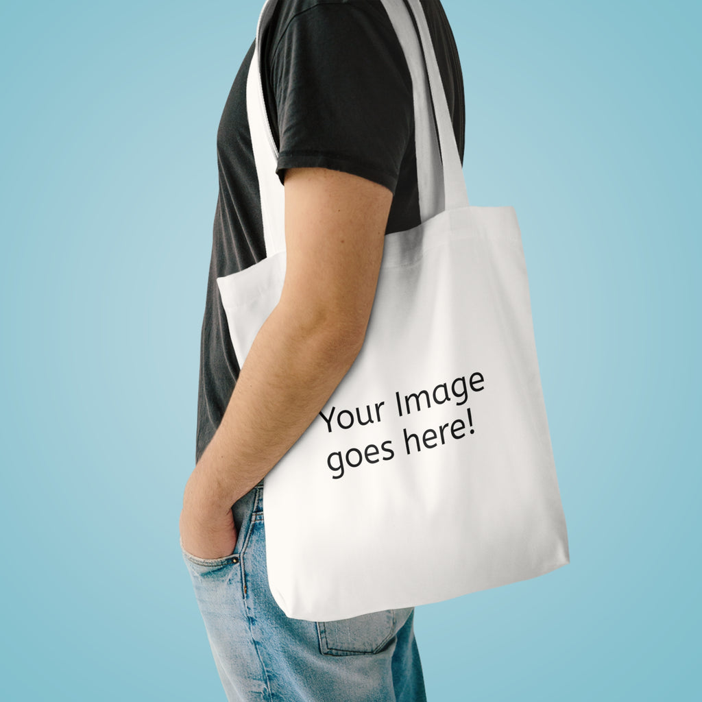 Custom Cotton Tote Bag — Personalized Image Print Eco-Friendly Shopper