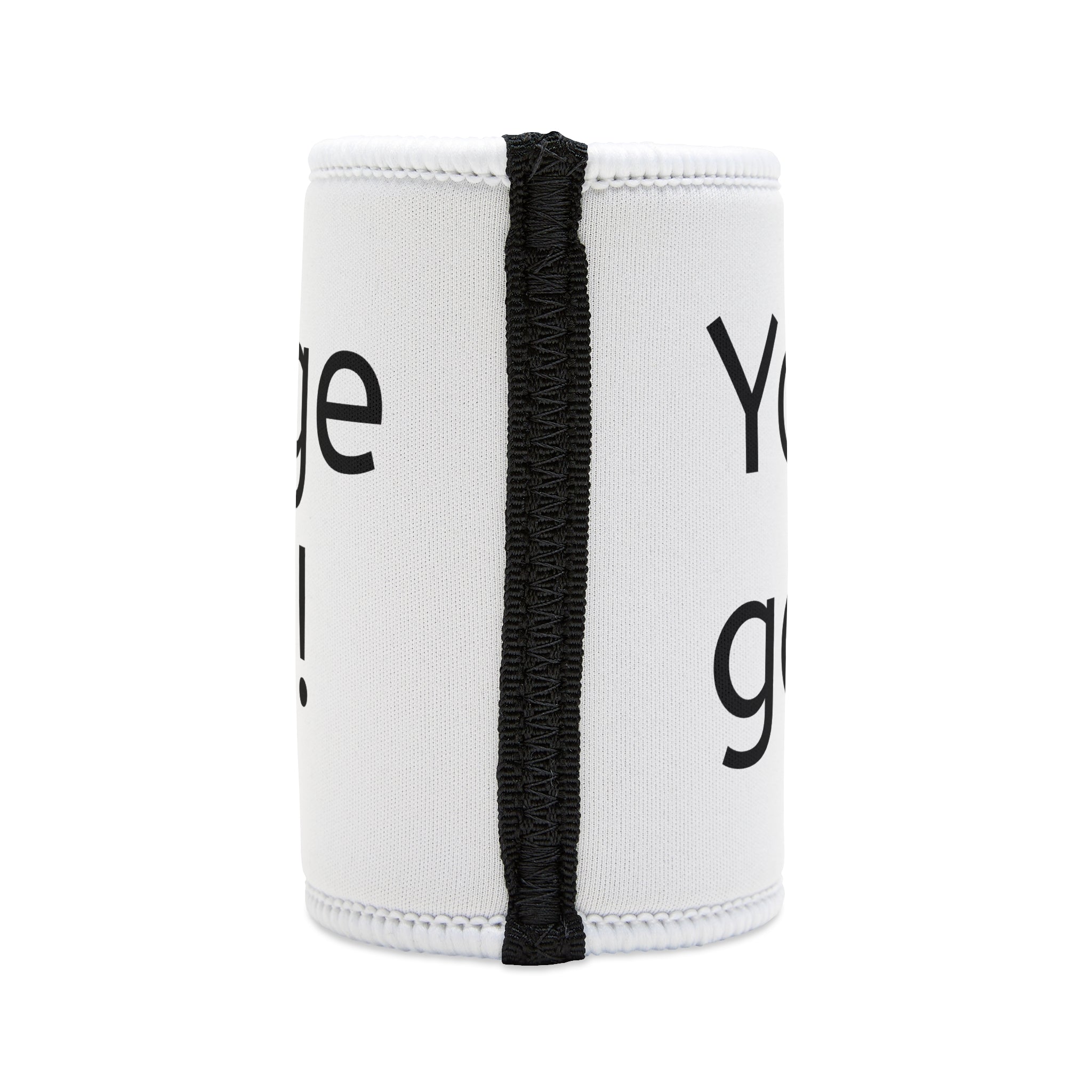 Personalized Stubby Cooler — Custom Text Can Cooler for Cans