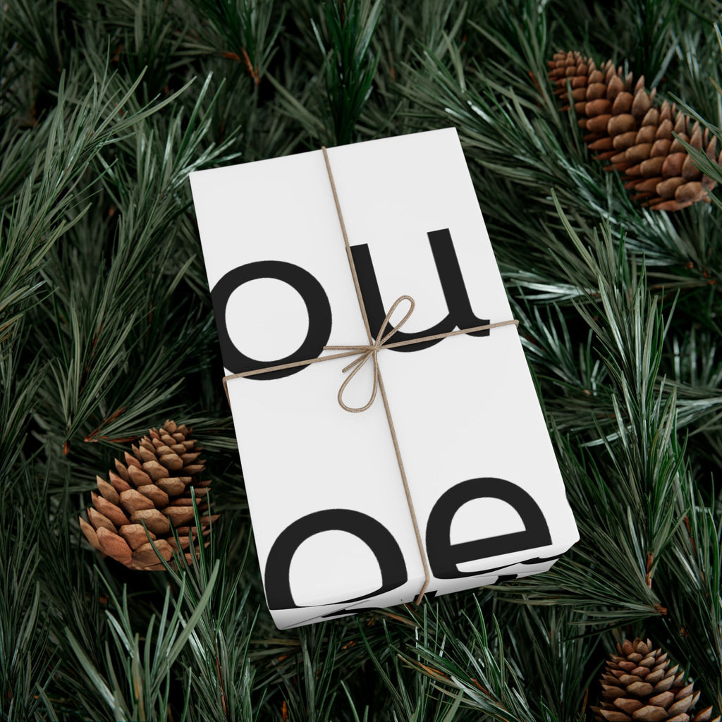 Custom Gift Wrap Paper Roll — Personalized Photo & Text Wrapping for Birthdays, Holidays, Weddings