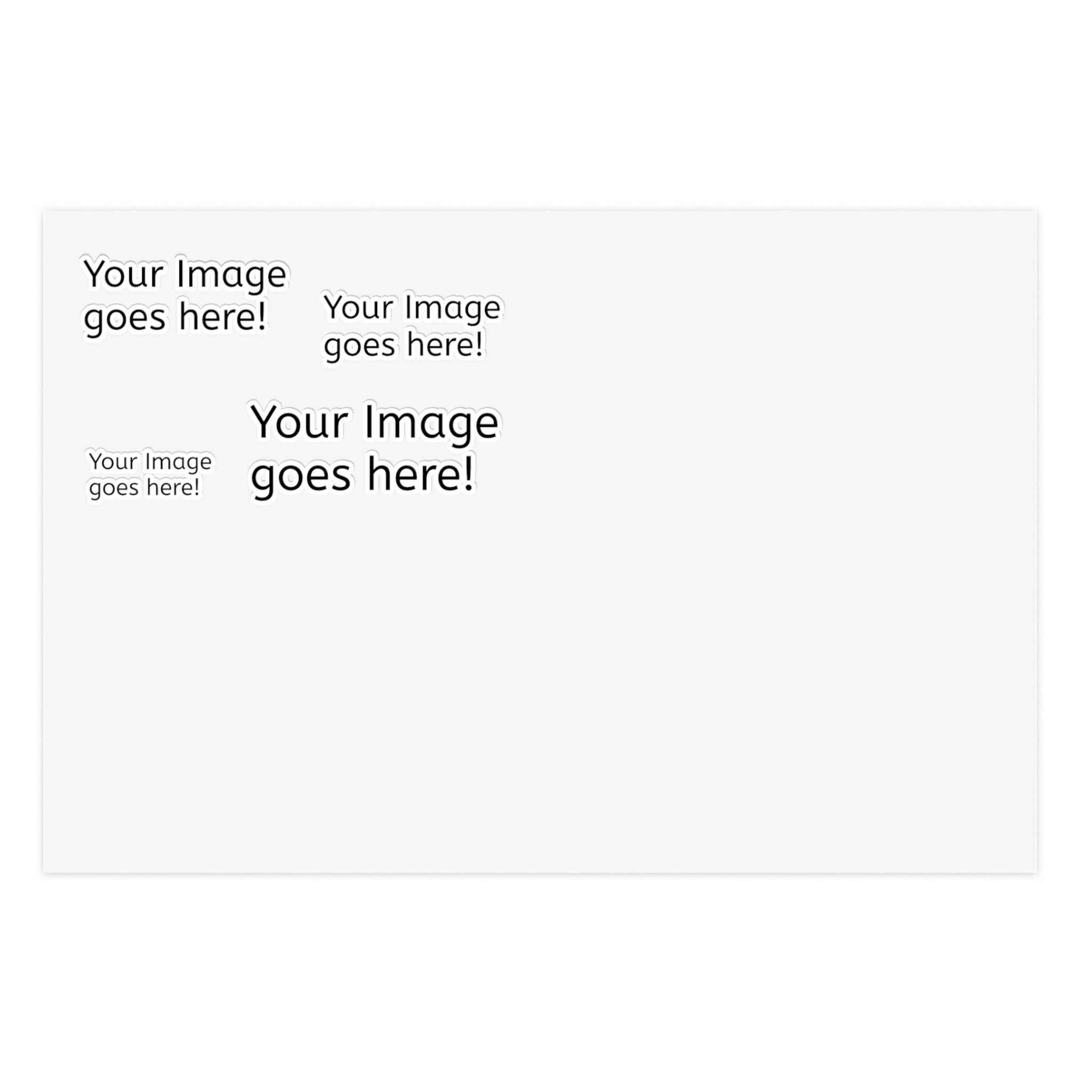 Blank Sticker Sheets — Custom Printable Label & Craft Sticker Template