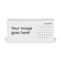 2025 Personalized Desk Calendar – Custom Image Grid Monthly Planner