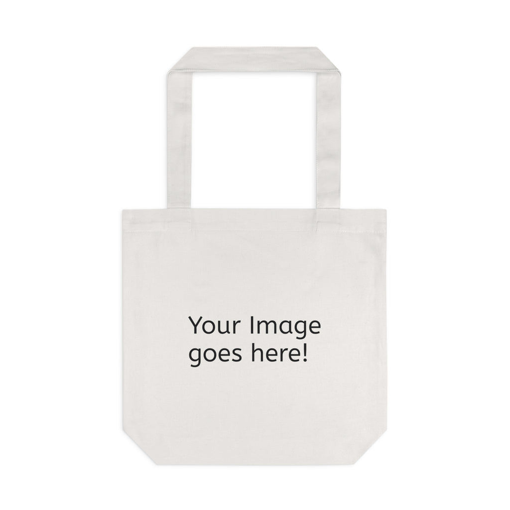 Custom Cotton Tote Bag — Personalized Image Print Eco-Friendly Shopper