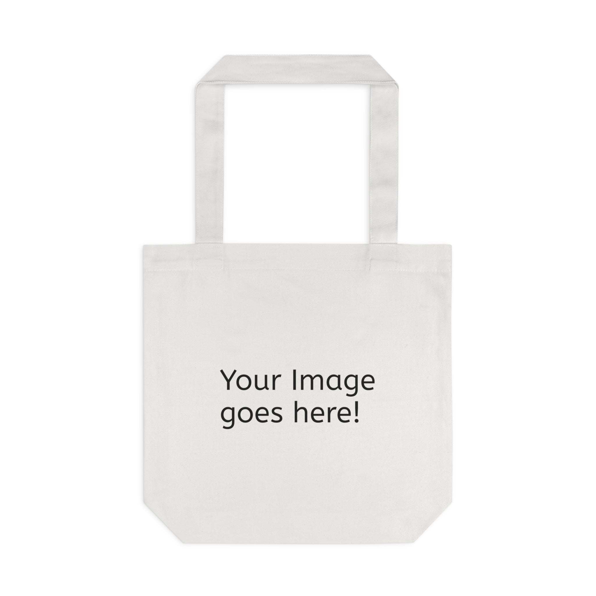 Custom Cotton Tote Bag — Personalized Image Print Eco-Friendly Shopper