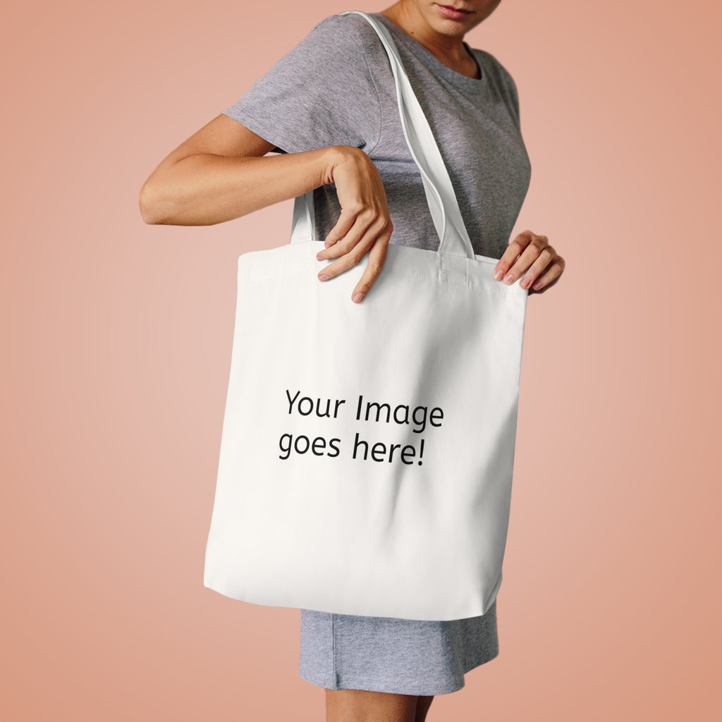 Custom Cotton Tote Bag — Personalized Image Print Eco-Friendly Shopper