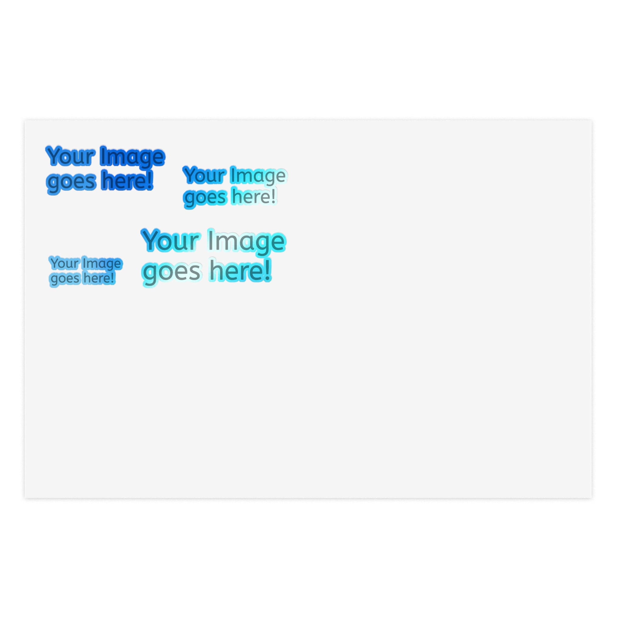 Blank Sticker Sheets — Custom Printable Label & Craft Sticker Template