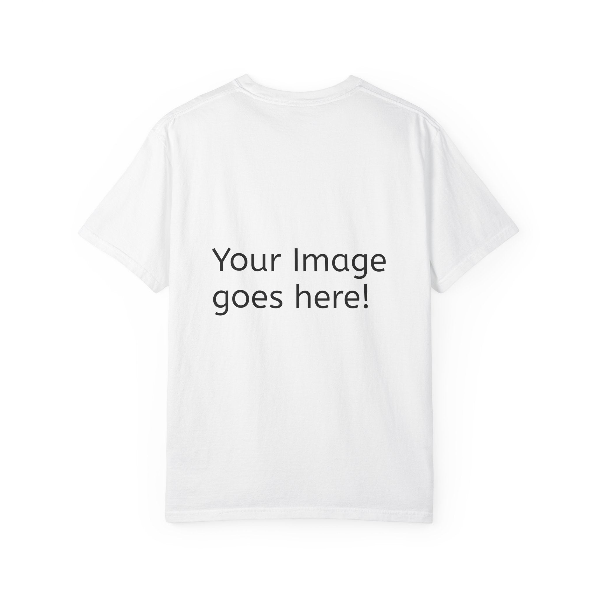 Custom Image T-Shirt — Personalized Front & Back Print