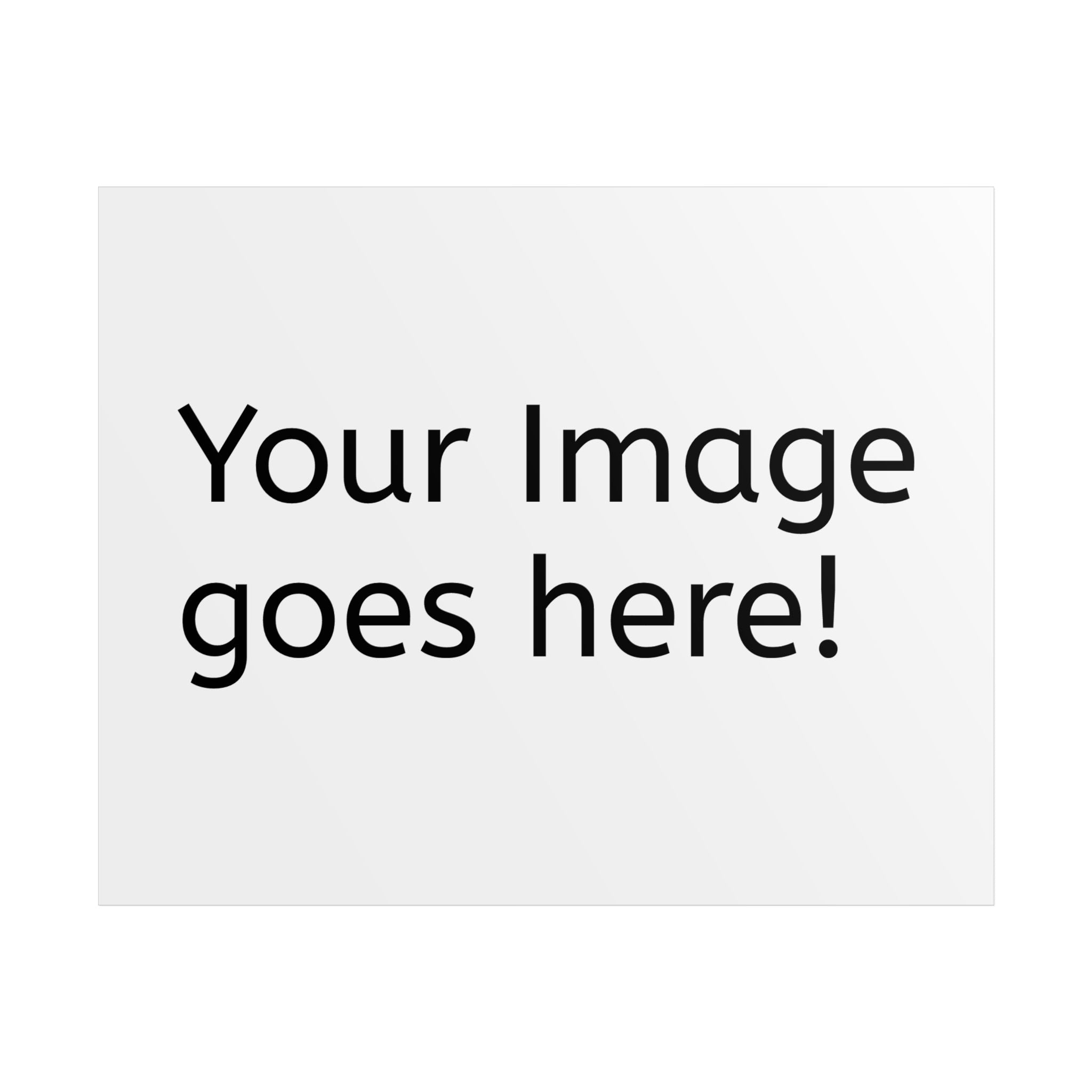 Custom Photo Poster - Unframed Personalized Wall Art