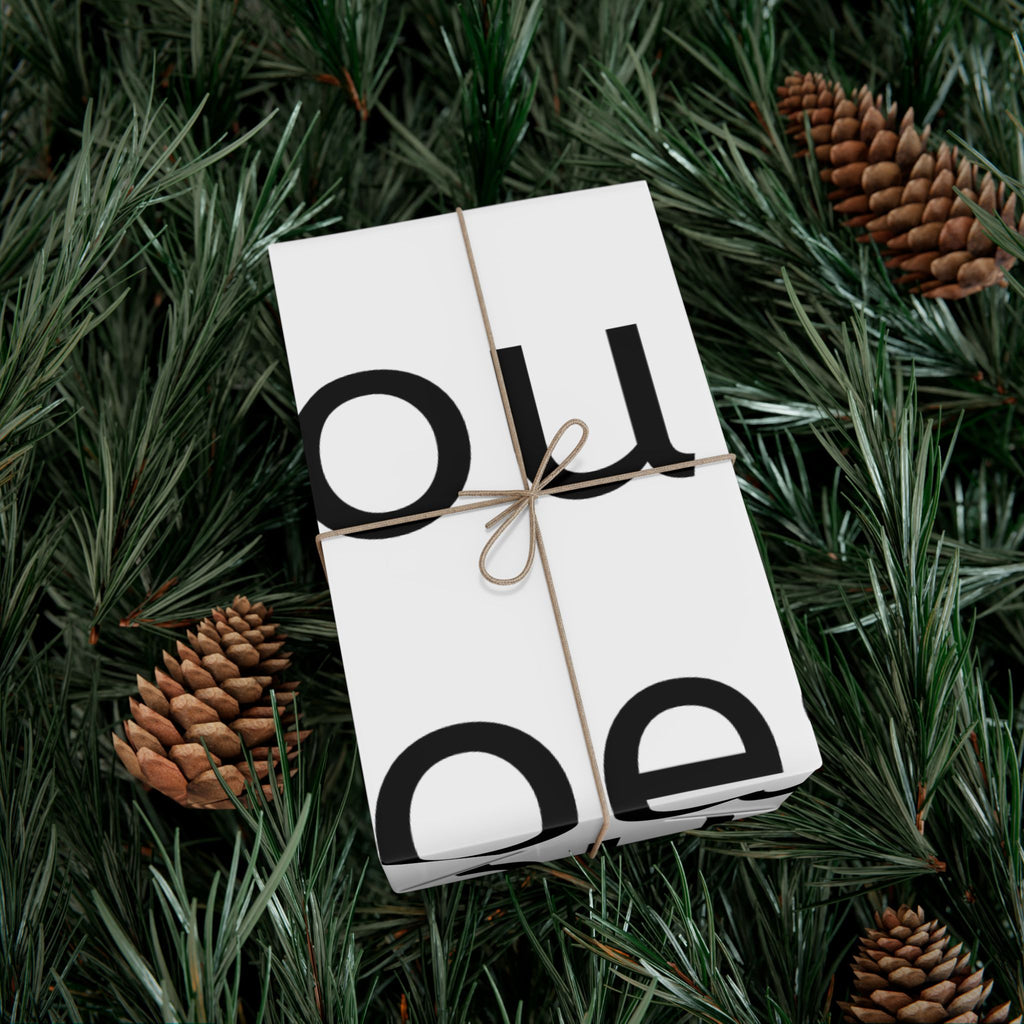 Custom Gift Wrap Paper Roll — Personalized Photo & Text Wrapping for Birthdays, Holidays, Weddings