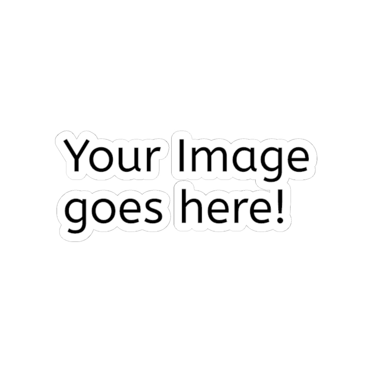 Custom Kiss-Cut Sticker — Personalized Die-Cut Vinyl Decal for Laptops, Water Bottles & More